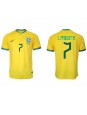 Billige Brasil Lucas Paqueta #7 Hjemmedrakt VM 2022 Kortermet